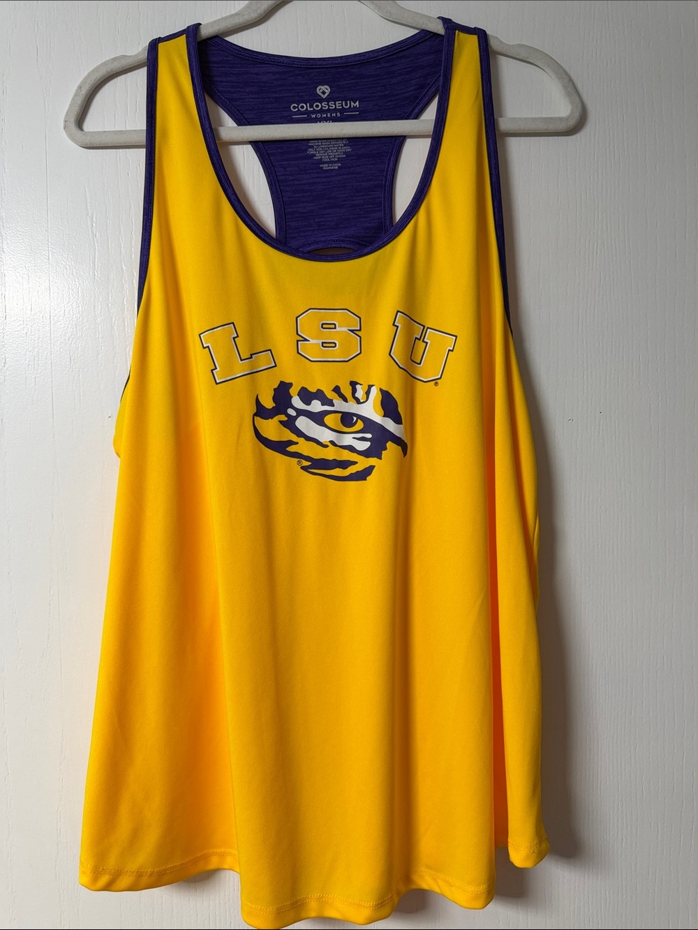 NWOT Women’s Colosseum LSU Athletic Tank Top